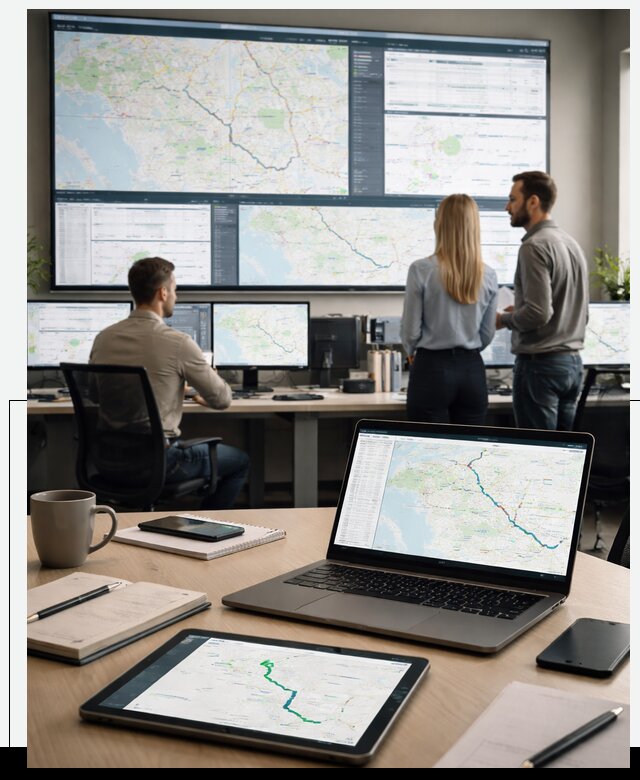 Трекинг грузов и Fleet Management, мониторинг автопарка в Таре